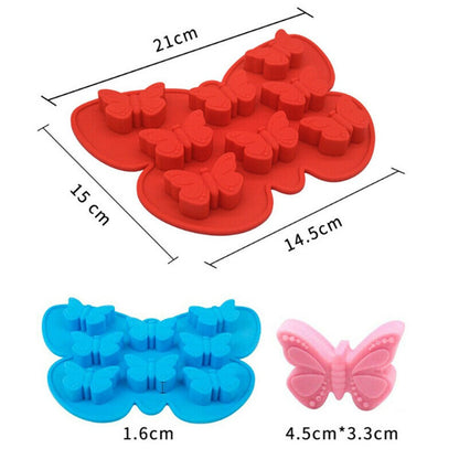 Oven Safe Silicone Butterfly Mold, 8-Cavity by HitMyNeed