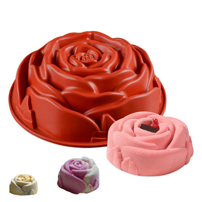 Oven Safe Silicone Rose Cake Mold 24cm by HitMyNeed
