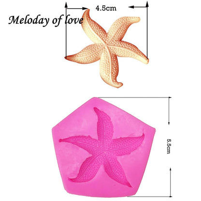 Oven Safe Silicone Starfish Mold by HitMyNeed