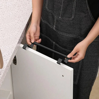 Over Cabinet Steel Towel Rack Door Hanging Organizer by HitMyNeed