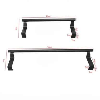 Over Cabinet Steel Towel Rack Door Hanging Organizer by HitMyNeed