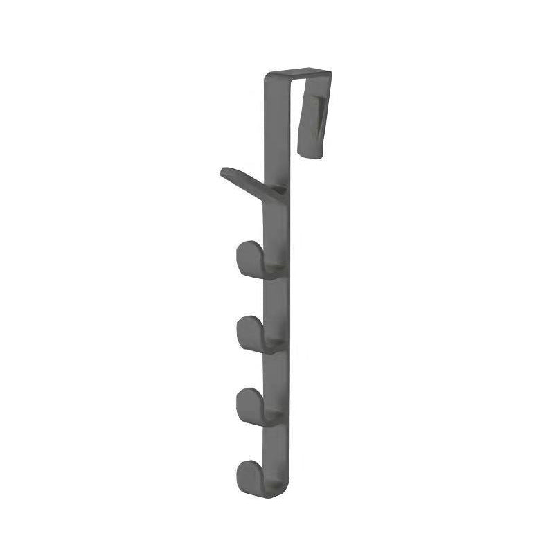 Over Door Clothes & Bag Hanging Rack Organizer black by HitMyNeed
