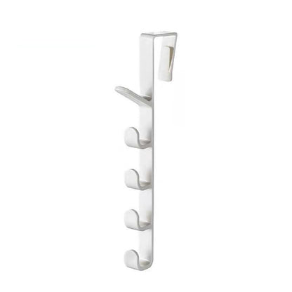 Over Door Clothes & Bag Hanging Rack Organizer white by HitMyNeed