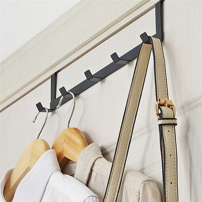 Over Door Rack with 5 Hooks for Coats & Towels by HitMyNeed