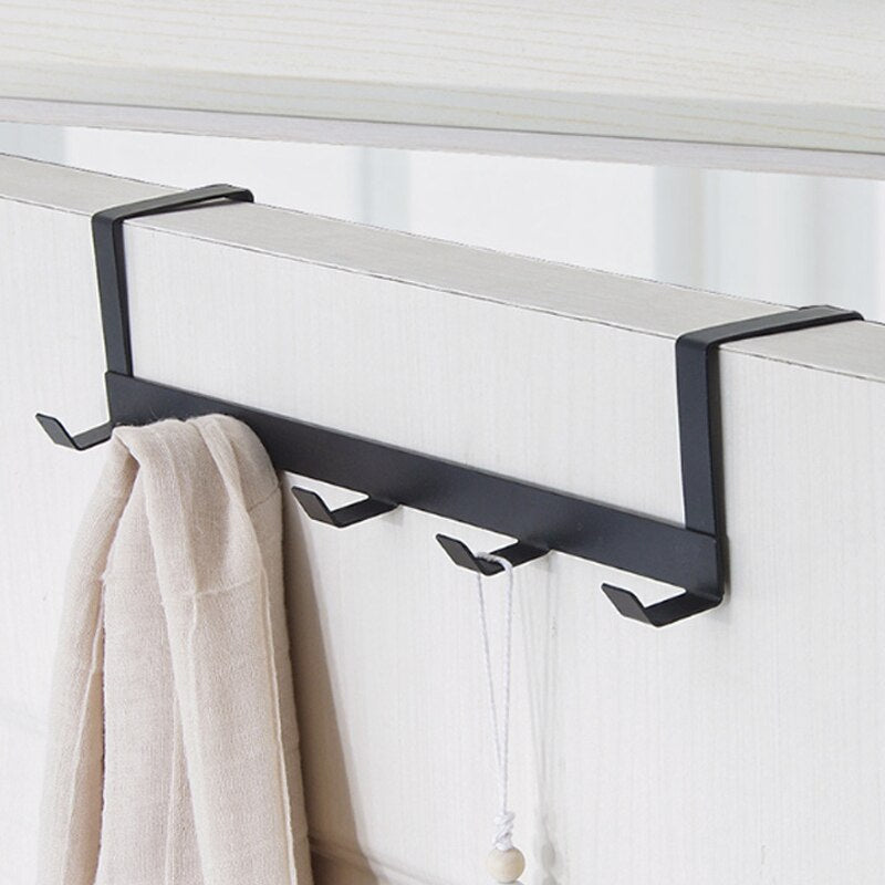 Over Door Rack with 5 Hooks for Coats & Towels by HitMyNeed