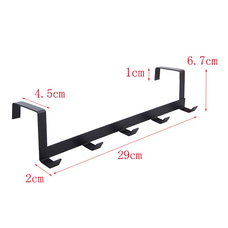 Over Door Rack with 5 Hooks for Coats & Towels by HitMyNeed