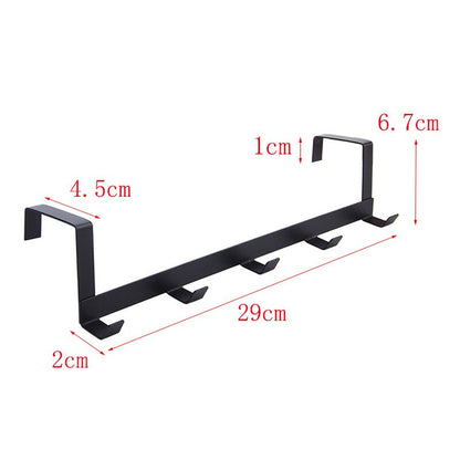 Over Door Rack with 5 Hooks for Coats & Towels by HitMyNeed
