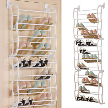 Over The Door 12-Tier Shoe Rack Organizer by HitMyNeed