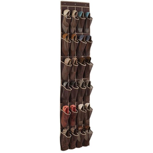 Over-The-Door 24-Pocket Shoe Bag Organizer by HitMyNeed