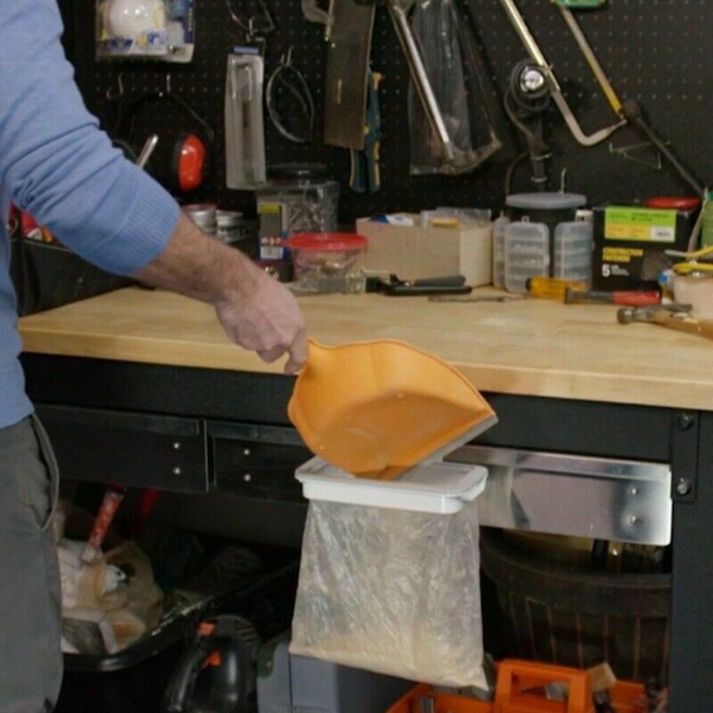 Over the Door Bin Bag Holder for Kitchen Cabinets by HitMyNeed