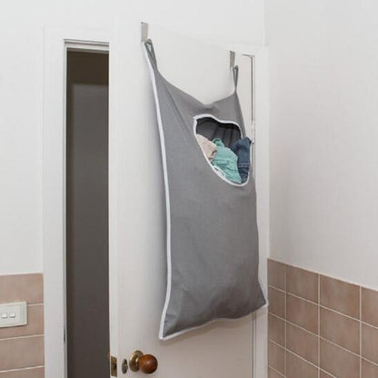 Over-the-Door Hanging Laundry Hamper Bag by HitMyNeed