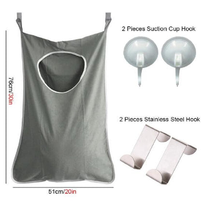 Over-the-Door Hanging Laundry Hamper Bag by HitMyNeed