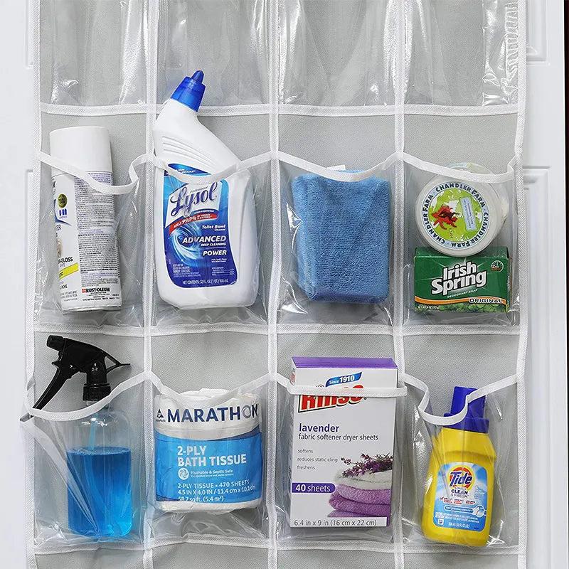 Over the Door Hanging Shoe Organizer with 24 Pockets by HitMyNeed