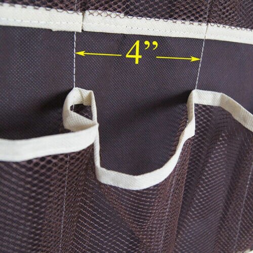 Over the Door Shoe Organizer with 24 Mesh Pockets by HitMyNeed