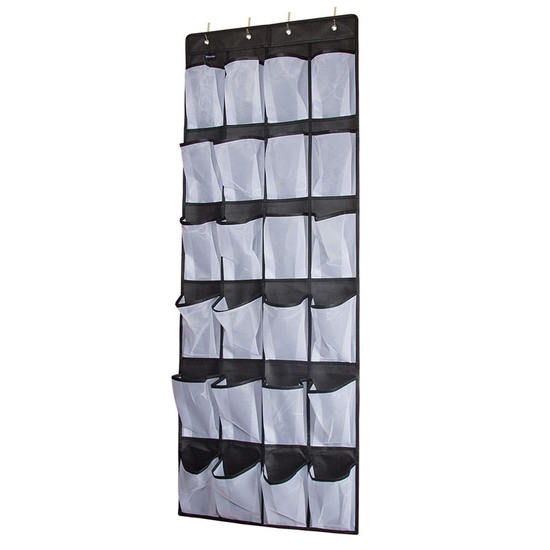 Over-the-Door Shoe Storage Organizer with 24 Pockets by HitMyNeed