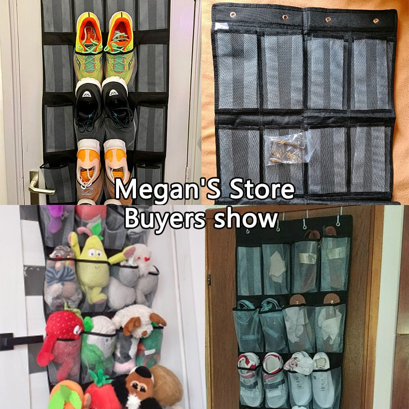 Over-the-Door Shoe Storage Organizer with 24 Pockets by HitMyNeed