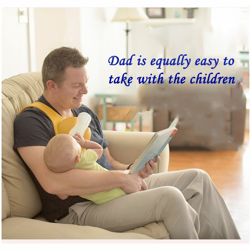 Over-the-Shoulder Hands-Free Baby Bottle Holder by HitMyNeed