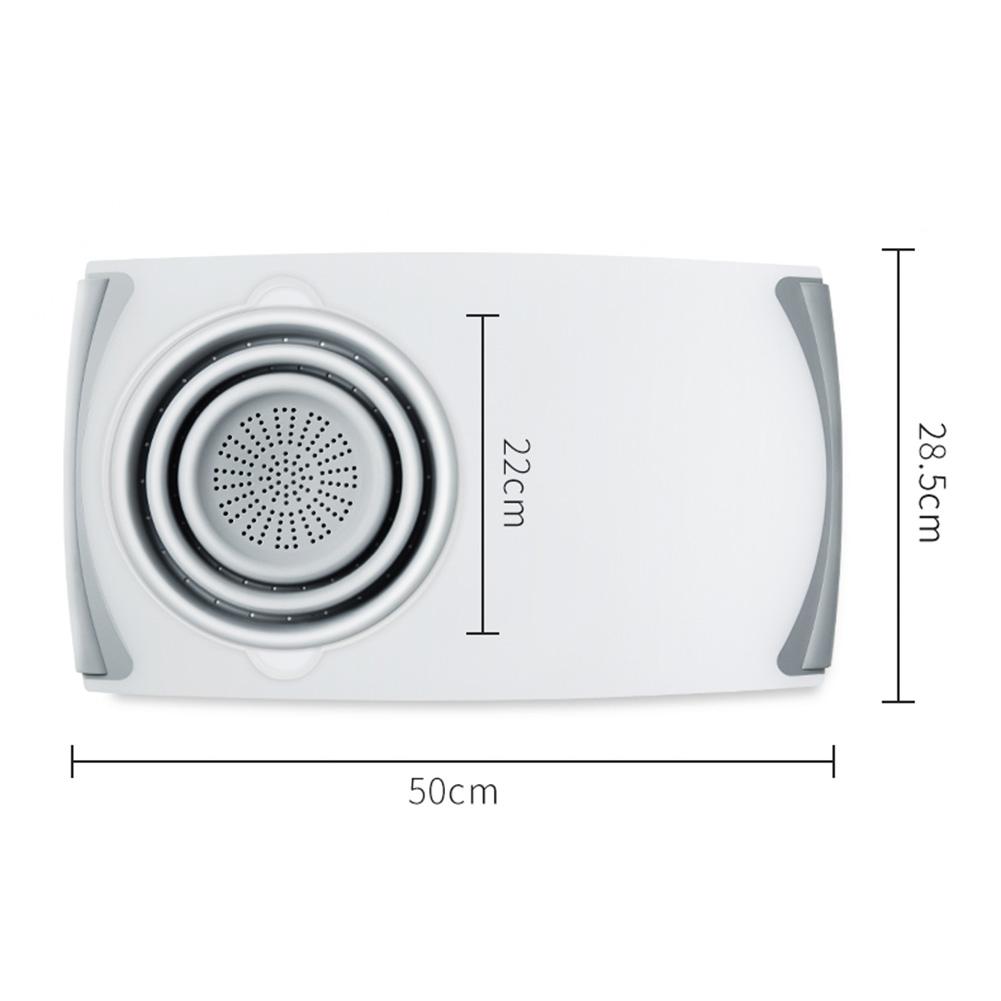 Over-the-Sink Cutting Board with Removable Strainer by HitMyNeed