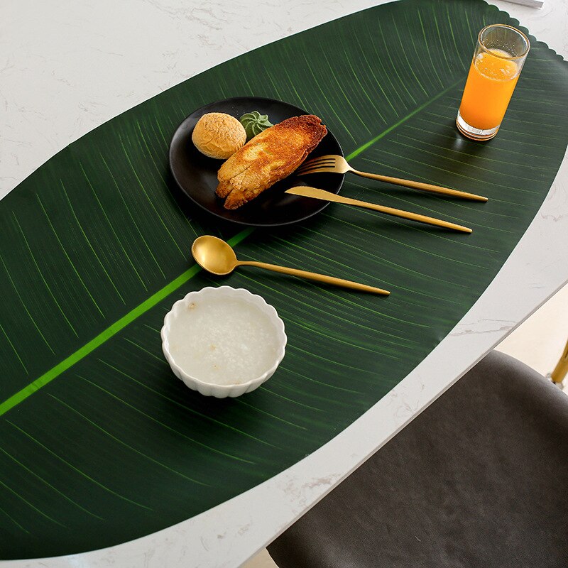 Oversized EVA Banana Leaf Placemat 106 x 46cm by HitMyNeed