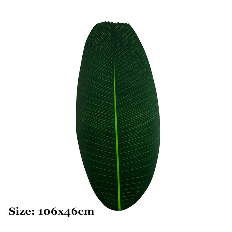 Oversized EVA Banana Leaf Placemat 106 x 46cm by HitMyNeed