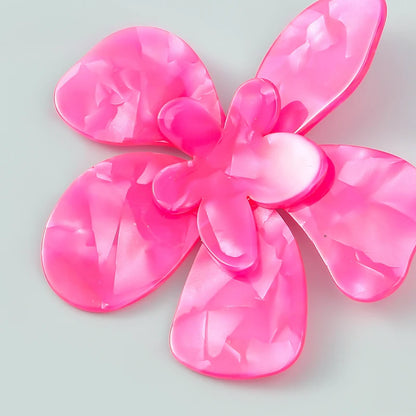 Oversized Floral Statement Earrings for Women by HitMyNeed