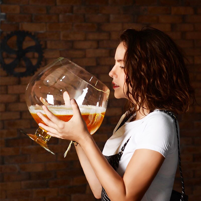 Oversized Wine Glass Centerpiece - 6L Capacity by HitMyNeed