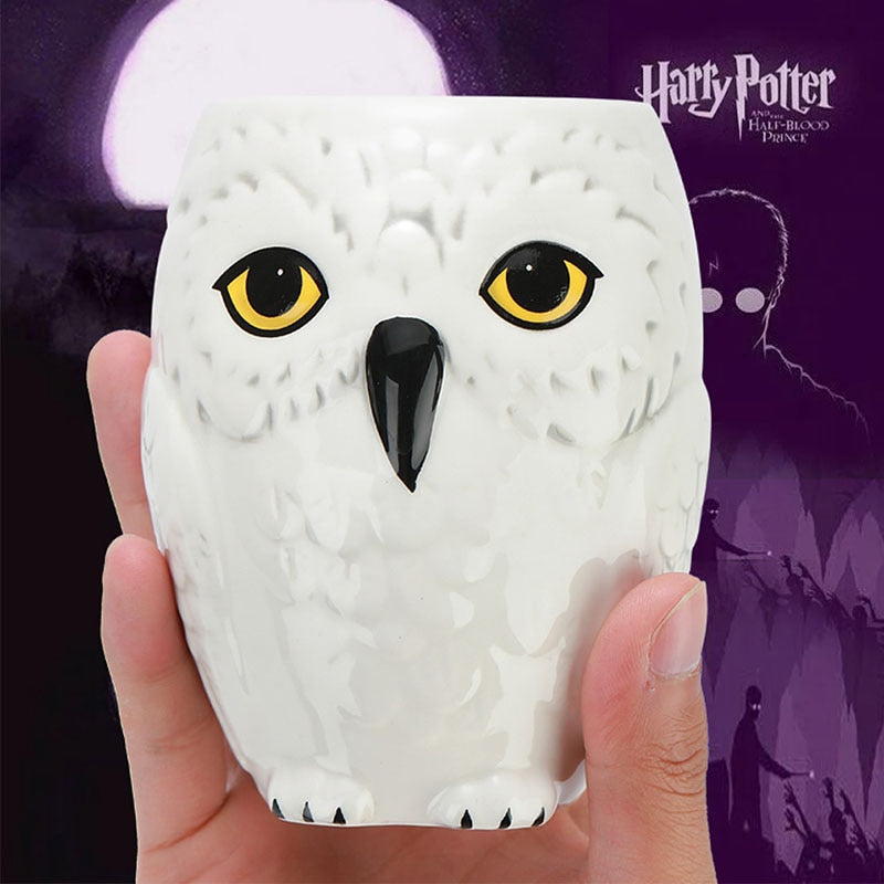 Owl Mug Ceramic 3D Animal Cup 380ml by HitMyNeed
