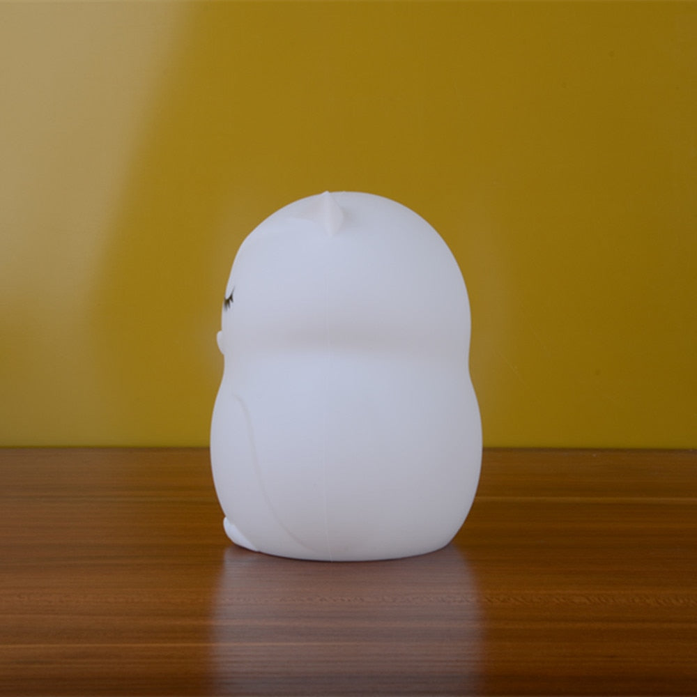 Owl Night Light Battery-Powered LED Lamp by HitMyNeed