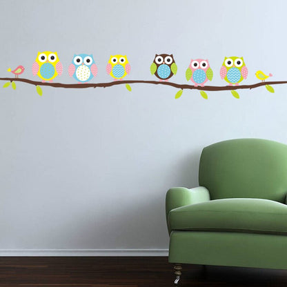 Owl Vinyl Wall Decals for Kids Rooms and Nursery by HitMyNeed