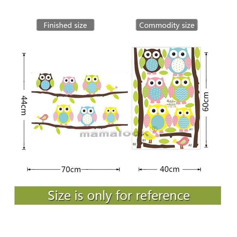 Owl Vinyl Wall Decals for Kids Rooms and Nursery by HitMyNeed