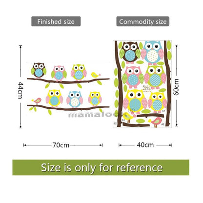 Owl Vinyl Wall Decals for Kids Rooms and Nursery by HitMyNeed