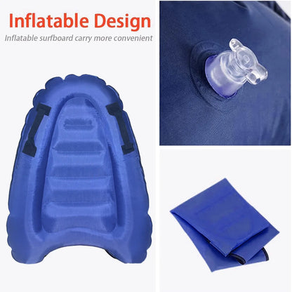 Oxford Cloth Inflatable Surfboard Pool Float Bed by HitMyNeed