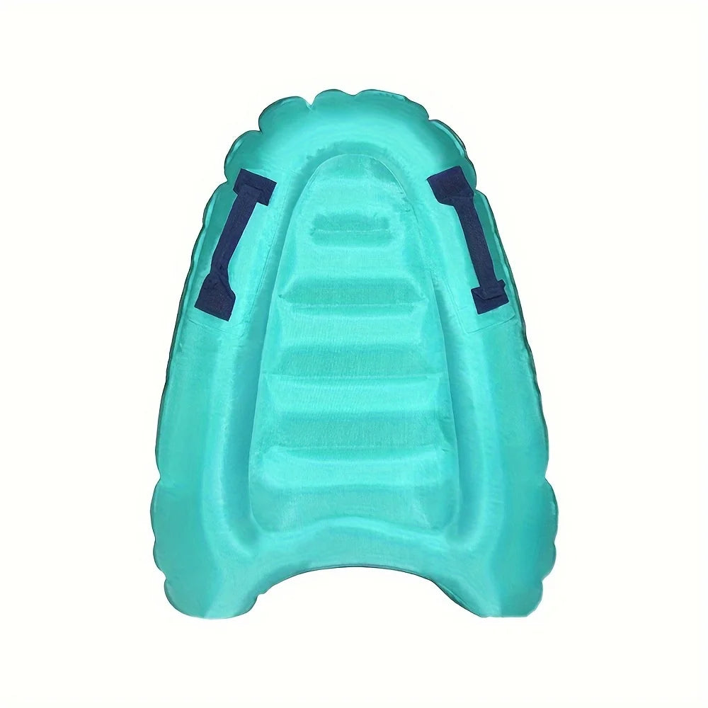 Oxford Cloth Inflatable Surfboard Pool Float Bed green by HitMyNeed