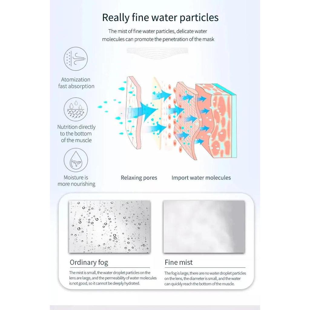 Ozone Facial Steamer Warm Mist Humidifier 350W eu-plug by HitMyNeed