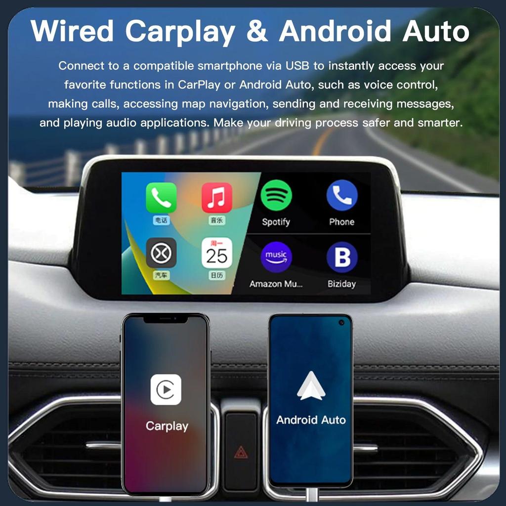 P3 Wireless CarPlay & Android Auto Kit for Mazda by HitMyNeed