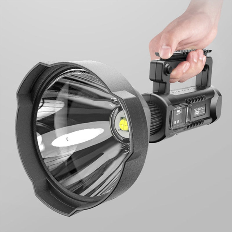 P90 LED Rechargeable Searchlight with Mounting Bracket by HitMyNeed
