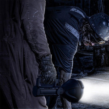 P90 LED Rechargeable Searchlight with Mounting Bracket by HitMyNeed