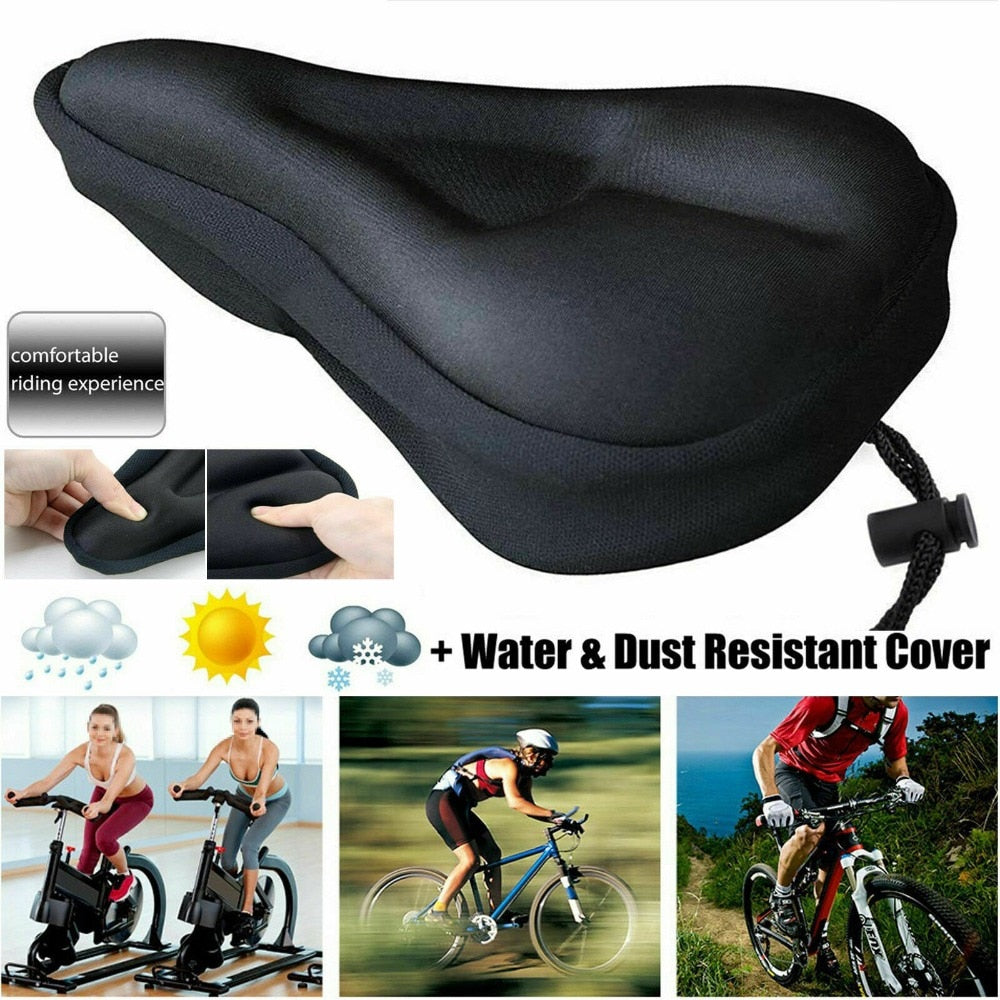 Padded 3D Bicycle Seat Cover Cushion by HitMyNeed