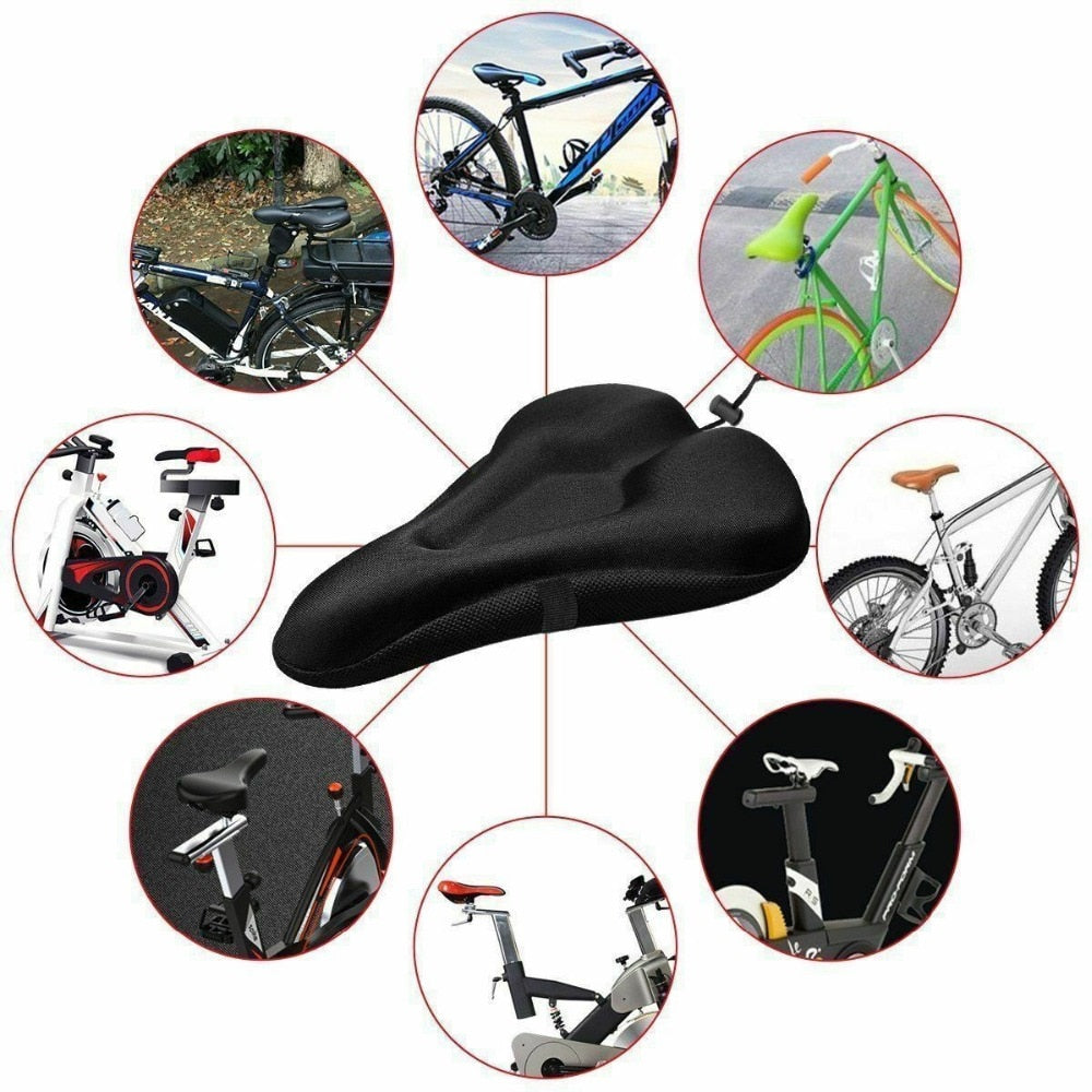 Padded 3D Bicycle Seat Cover Cushion by HitMyNeed