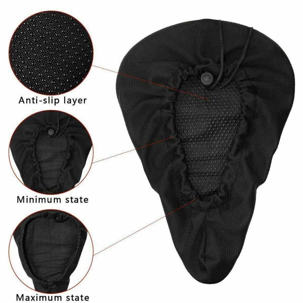 Padded 3D Bicycle Seat Cover Cushion by HitMyNeed