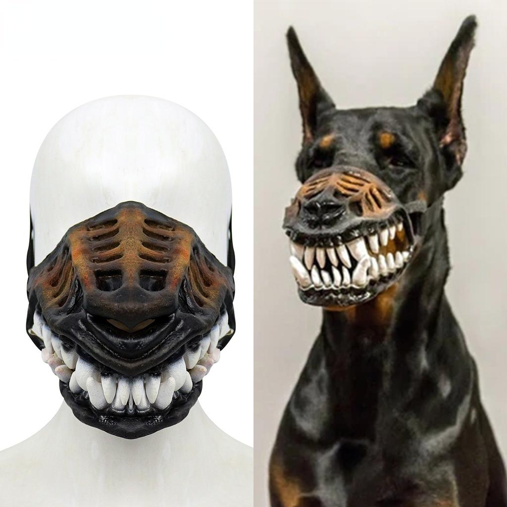 Padded Latex Dog Muzzle Mask for Cosplay & Training by HitMyNeed