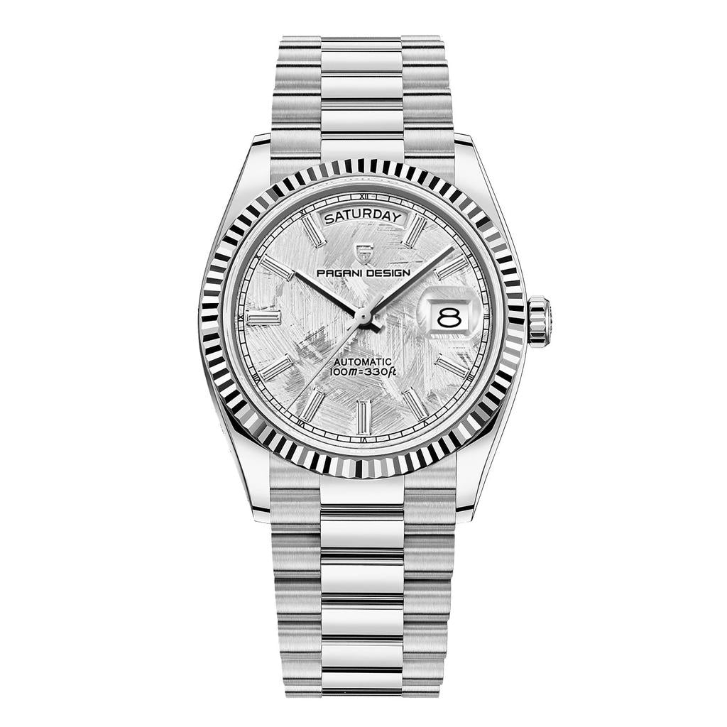 PAGANI DESIGN DD36 Automatic Men's Watch 36mm white by HitMyNeed