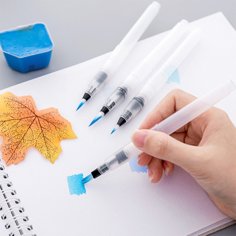 Paint Brush Pens Calligraphy Set - 4 Pieces by HitMyNeed