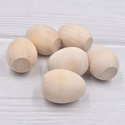 Paintable Wooden Egg Toys, Set of 3 by HitMyNeed