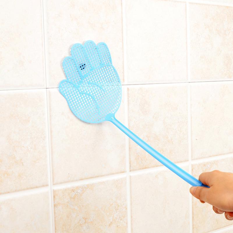 Palm Design Plastic Fly Swatter with Long Handle by HitMyNeed