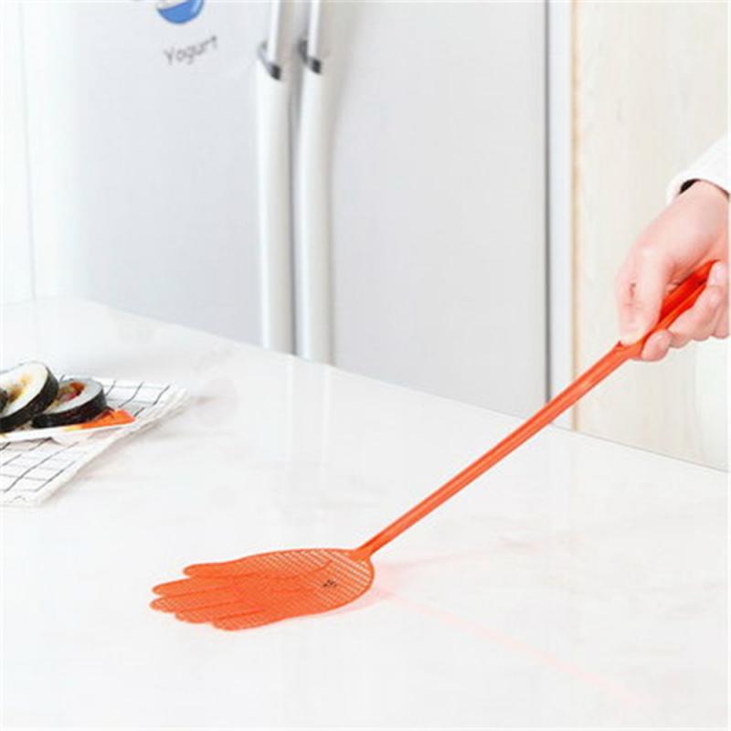Palm Design Plastic Fly Swatter with Long Handle by HitMyNeed