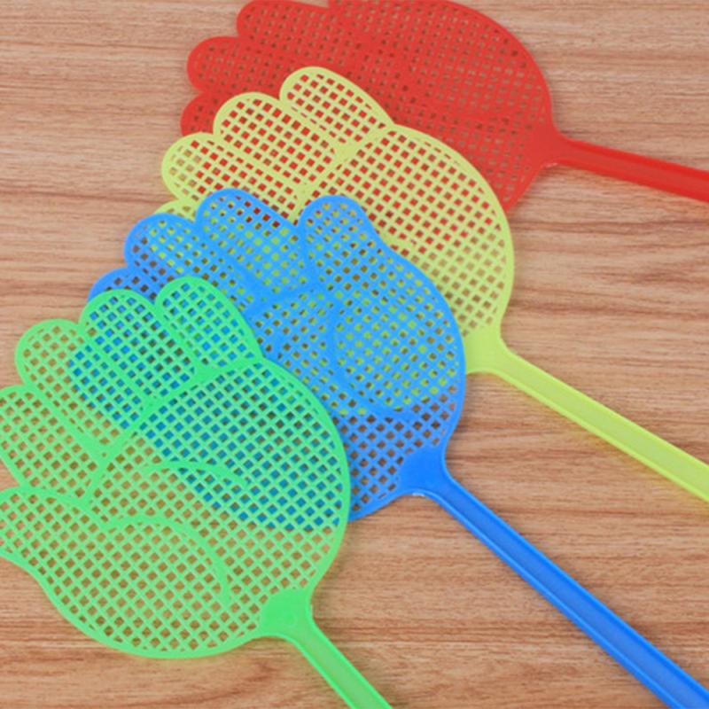 Palm Design Plastic Fly Swatter with Long Handle by HitMyNeed