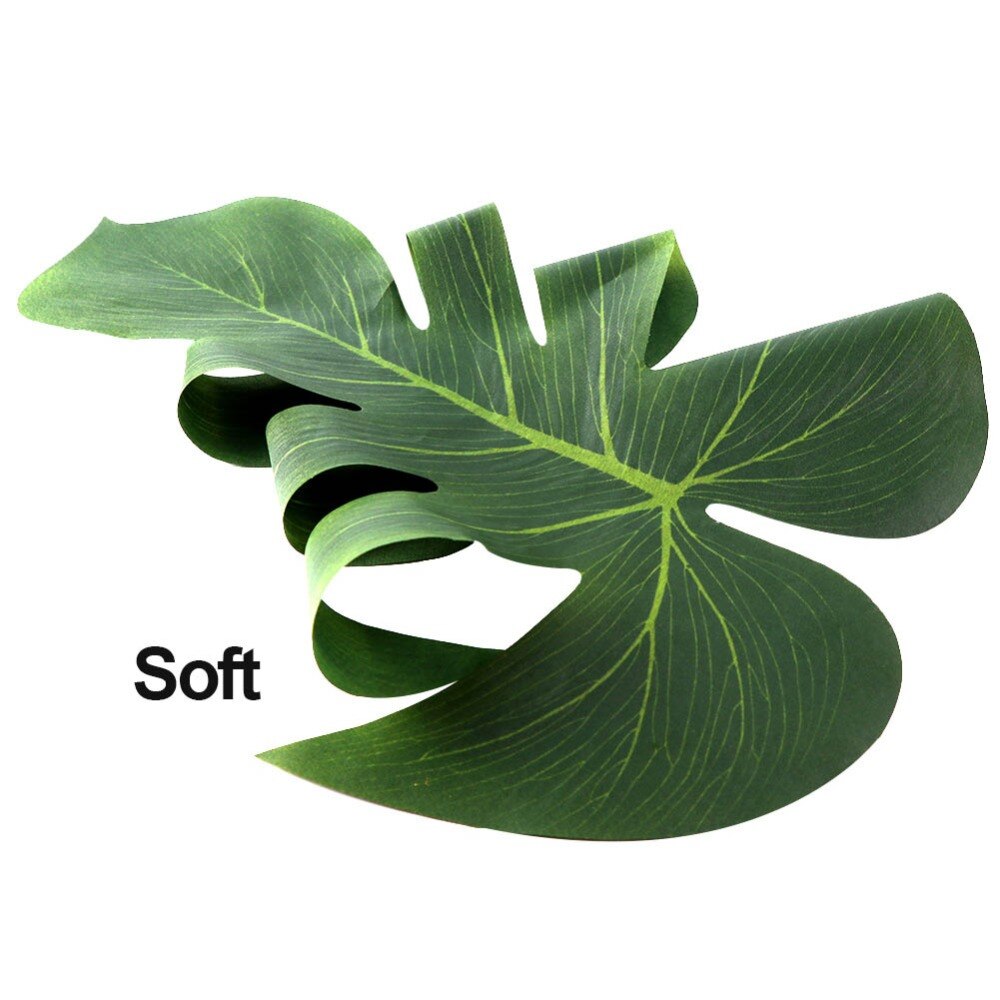 Palm Leaf Placemats Artificial Leaves (12 Pack) by HitMyNeed