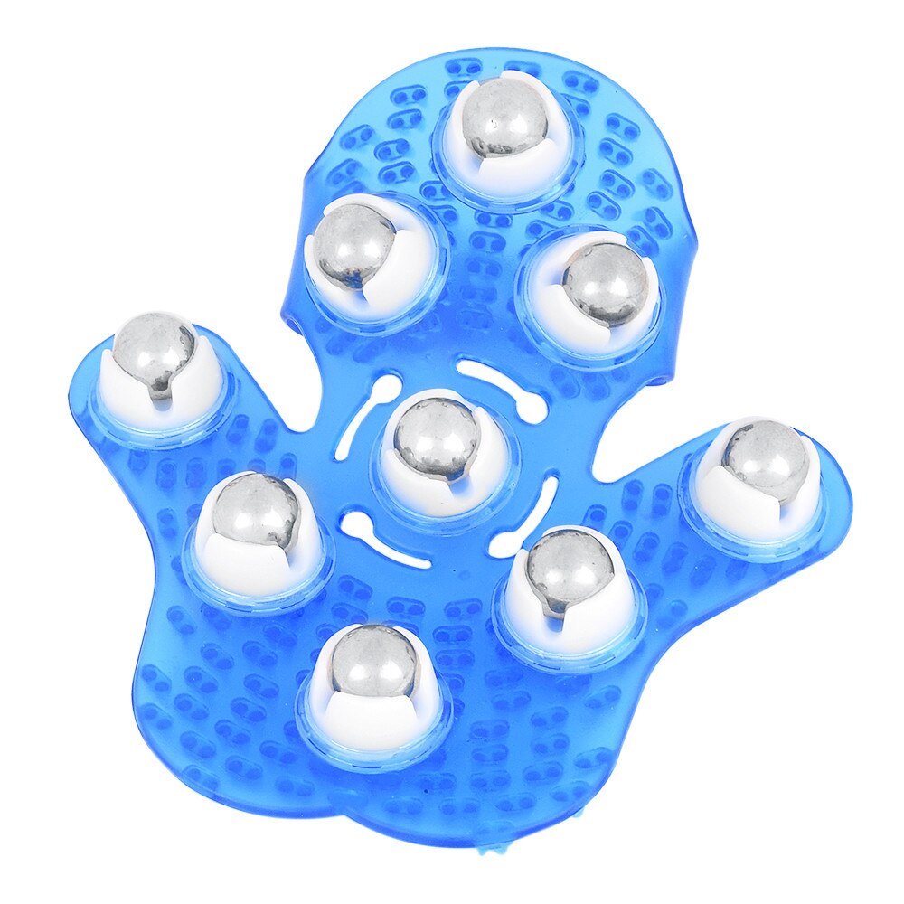 Palm Massager with 9 Steel Roller Balls by HitMyNeed