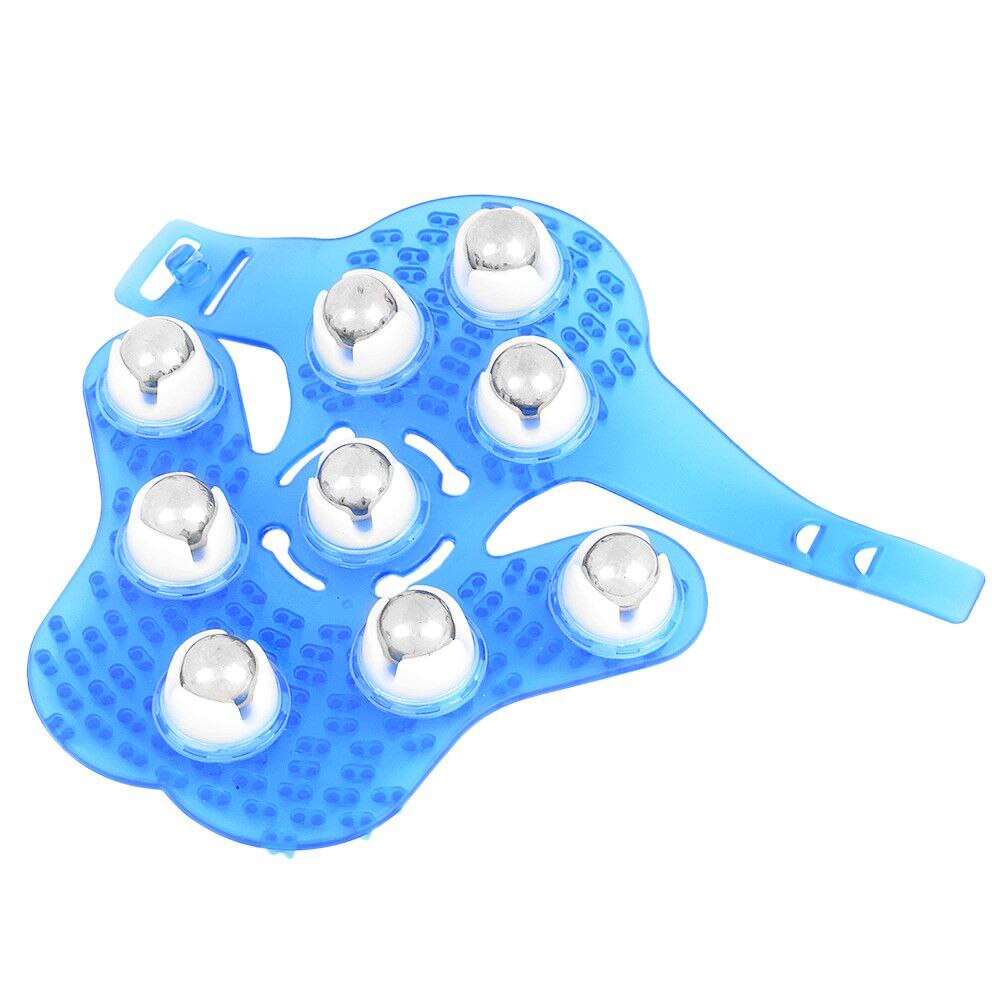 Palm Massager with 9 Steel Roller Balls by HitMyNeed